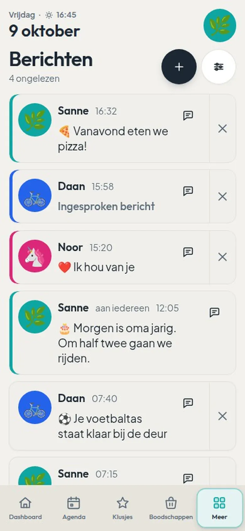 Een bericht inspreken op de telefoon