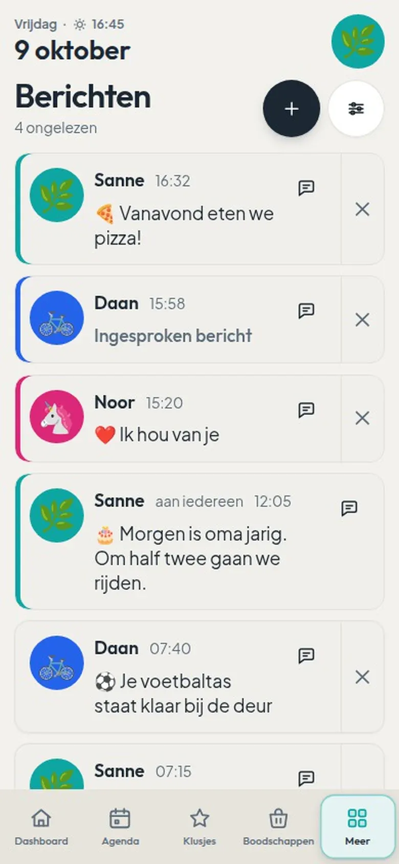 Een bericht sturen vanaf de telefoon